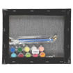 Picture of DOG GRAFFITI BLACK CANVAS SET 30X40CM
